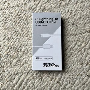 Lightning to USB-C cable